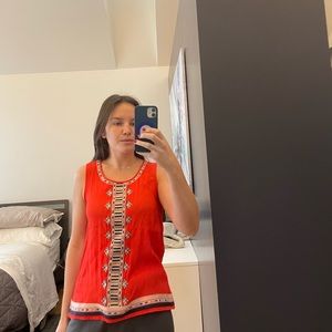 THML Vibrant Aztec sleeveless top Size: S
